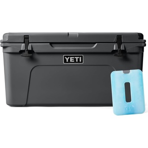 image:imageYETI Tundra 65 Cooler Charcoal with ICE Sheet Refreezable Reusable Cooler Ice Pack Large
