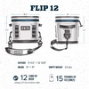 image:imageYETI Hopper Flip 12 Portable Cooler Charcoal with ICE Block Refreezable Reusable Cooler Ice Pack 1 lb