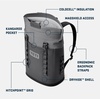 image:imageYETI Hopper M12 Backpack Soft Sided Cooler with MagShield Access Cape Taupe with ICE Block Refreezable Reusable Cooler Ice Pack 1 lb