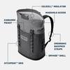 image:imageYETI Hopper M12 Backpack Soft Sided Cooler with MagShield Access Charcoal with ICE Block Refreezable Reusable Cooler Ice Pack 1 lb