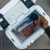 image:imageYETI Roadie 15 Hard Cooler with DoubleDuty Shoulder Strap Navy with ICE Sheet Refreezable Reusable Cooler Ice Pack Large