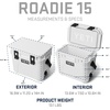 image:imageYETI Roadie 15 Hard Cooler with DoubleDuty Shoulder Strap Navy with ICE Sheet Refreezable Reusable Cooler Ice Pack Large