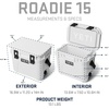 image:imageYETI Roadie 15 Hard Cooler with DoubleDuty Shoulder Strap Venom with ICE Sheet Refreezable Reusable Cooler Ice Pack Large