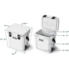 image:imageYETI Roadie 24 20 Hard Cooler with DoubleDuty Shoulder Strap and Drain Plug Tan with ICE Block Refreezable Reusable Cooler Ice Pack 4 lb