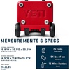 image:imageYETI Roadie 48 Wheeled Cooler with Retractable Periscope Handle Rescue Red with ICE Block Refreezable Reusable Cooler Ice Pack 4 lb