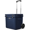 image:imageYETI Roadie 60 Wheeled Cooler with Retractable Periscope Handle Navy with ICE Block Refreezable Reusable Cooler Ice Pack 4 lb