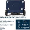 image:imageYETI Roadie 60 Wheeled Cooler with Retractable Periscope Handle Navy with ICE Block Refreezable Reusable Cooler Ice Pack 4 lb