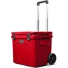 image:imageYETI Roadie 60 Wheeled Cooler with Retractable Periscope Handle Rescue Red with ICE Block Refreezable Reusable Cooler Ice Pack 4 lb