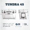 image:imageYETI Tundra 45 Cooler Tan with ICE Sheet Refreezable Reusable Cooler Ice Pack Large