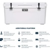 image:imageYETI Tundra 65 Cooler White with ICE Sheet Refreezable Reusable Cooler Ice Pack Large