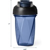 image:imageYETI Yonder Helimix Vortex Blender Shaker Bottle Holds up to 20 amp 27 oz  No Blending Ball or Whisk  USA Made  Portable Pre Workout Whey Protein Drink Shaker Cup  Dishwasher Safe Navy