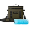 image:imageYETI Hopper Flip 12 Portable Cooler Olive with ICE Block Refreezable Reusable Cooler Ice Pack 1 lb