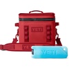image:imageYETI Hopper Flip 12 Portable Cooler Rescue Red with ICE Block Refreezable Reusable Cooler Ice Pack 1 lb