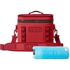 image:imageYETI Hopper Flip 8 Portable Cooler Rescue Red with ICE Block Refreezable Reusable Cooler Ice Pack 1 lb