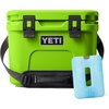 image:imageYETI Roadie 15 Hard Cooler with DoubleDuty Shoulder Strap Venom with ICE Sheet Refreezable Reusable Cooler Ice Pack Large