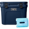 image:imageYETI Roadie 32 Wheeled Cooler Navy with ICE Block Refreezable Reusable Cooler Ice Pack 4 lb