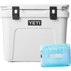 image:imageYETI Roadie 32 Wheeled Cooler White with ICE Block Refreezable Reusable Cooler Ice Pack 4 lb