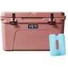 image:imageYETI Tundra 45 Cooler Sandstone Pink with ICE Sheet Refreezable Reusable Cooler Ice Pack Large