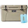 image:imageYETI Tundra 45 Cooler Tan with ICE Sheet Refreezable Reusable Cooler Ice Pack Large