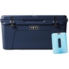 image:imageYETI Tundra 65 Cooler Navy with ICE Sheet Refreezable Reusable Cooler Ice Pack Large