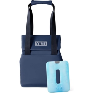 image:imageYETI Daytrip 14L Insulated Soft Cooler Tote Bag Classic Navy with ICE Sheet Refreezable Reusable Cooler Ice Pack Large