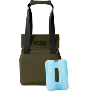image:imageYETI Daytrip 14L Insulated Soft Cooler Tote Bag Olive with ICE Sheet Refreezable Reusable Cooler Ice Pack Large