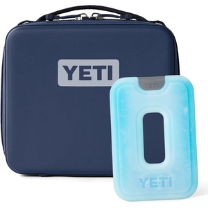 image:imageYETI Daytrip 3L Insulated Soft Cooler Lunch Box Classic Navy with Medium ICE Sheet Refreezable Reusable Cooler Ice Pack