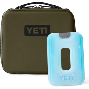 image:imageYETI Daytrip 3L Insulated Soft Cooler Lunch Box Olive with Medium ICE Sheet Refreezable Reusable Cooler Ice Pack