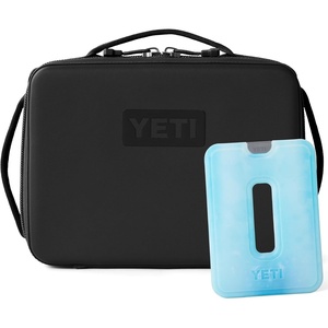 image:imageYETI Daytrip 5L Insulated Soft Cooler Lunch Box Black with ICE Sheet Refreezable Reusable Cooler Ice Pack Large