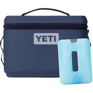 image:imageYETI Daytrip 9L Insulated Soft Cooler Lunch Box Classic Navy with ICE Sheet Refreezable Reusable Cooler Ice Pack Large