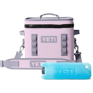 image:imageYETI Hopper Flip 12 Portable Cooler Cherry Blossom with ICE Block Refreezable Reusable Cooler Ice Pack 1 lb