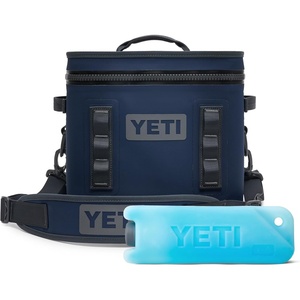 image:imageYETI Hopper Flip 12 Portable Cooler Navy with ICE Block Refreezable Reusable Cooler Ice Pack 1 lb