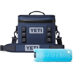 image:imageYETI Hopper Flip 8 Portable Cooler Classic Navy with ICE Block Refreezable Reusable Cooler Ice Pack 1 lb