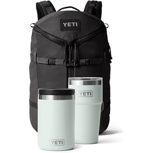 image:imageYETI Rambler 20 oz Stackable Tumbler and 16 oz Food Jar Vacuum Insulated Stainless Steel and Ranchero Backpack 27L AllDay Utility Pack Structured and Durable Ridgeline