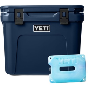 image:imageYETI Roadie 32 Wheeled Cooler Navy with ICE Block Refreezable Reusable Cooler Ice Pack 4 lb