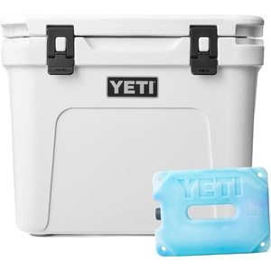 image:imageYETI Roadie 32 Wheeled Cooler White with ICE Block Refreezable Reusable Cooler Ice Pack 4 lb