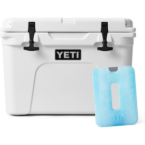 image:imageYETI Tundra 35 Cooler White with ICE Sheet Refreezable Reusable Cooler Ice Pack Large