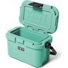 image:imageYETI Roadie 8 Hard Cooler Fits 12 Cans Compact Portable Insulated Ice Chest OneHand Latch Easy Carry for Camping amp GolfSeafoam