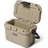 image:imageYETI Roadie 8 Hard Cooler Fits 12 Cans Compact Portable Insulated Ice Chest OneHand Latch Easy Carry for Camping amp GolfTan