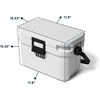 image:imageYETI Roadie 8 Hard Cooler Fits 12 Cans Compact Portable Insulated Ice Chest OneHand Latch Easy Carry for Camping amp GolfWhite