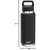 image:imageYETI Rambler 26 oz Black Chug Cap Bottle and 16 oz Black Food Jar Leakproof Vacuum Insulated with YETI Ranchero 27L Backpack AllDay Utility Pack Olive