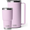 image:imageYETI Rambler 64 oz Pitcher and Rambler 30 oz Tumbler Stainless Steel Vacuum Insulated with MagSlider Lid Cherry Blossom