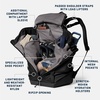 image:imageYETI Palo 32L Active Backpack Large WaterResistant Daypack with 15 Laptop Sleeve Shoe Pocket Padded Straps Load Lifters for Work Gym Travel GrasshopperRoyal Blue