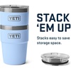 image:imageYETI Rambler 16 oz Stackable Tumbler Vacuum Insulated Stainless Steel with MagSlider Lid  StackableBig Sky Blue