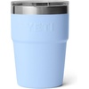 image:imageYETI Rambler 16 oz Stackable Tumbler Vacuum Insulated Stainless Steel with MagSlider Lid  StackableBig Sky Blue