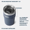 image:imageYETI Rambler 16 oz Stackable Tumbler Vacuum Insulated Stainless Steel with MagSlider Lid  StackableBig Sky Blue