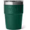 image:imageYETI Rambler 16 oz Stackable Tumbler Vacuum Insulated Stainless Steel with MagSlider Lid  StackableBlack Forest Green