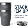 image:imageYETI Rambler 16 oz Stackable Tumbler Vacuum Insulated Stainless Steel with MagSlider Lid  StackableBlack StoneTextured