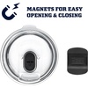 image:imageYETI Rambler 16 oz Stackable Tumbler Vacuum Insulated Stainless Steel with MagSlider Lid  StackableBlack StoneTextured