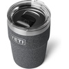 image:imageYETI Rambler 16 oz Stackable Tumbler Vacuum Insulated Stainless Steel with MagSlider Lid  StackableBlack StoneTextured